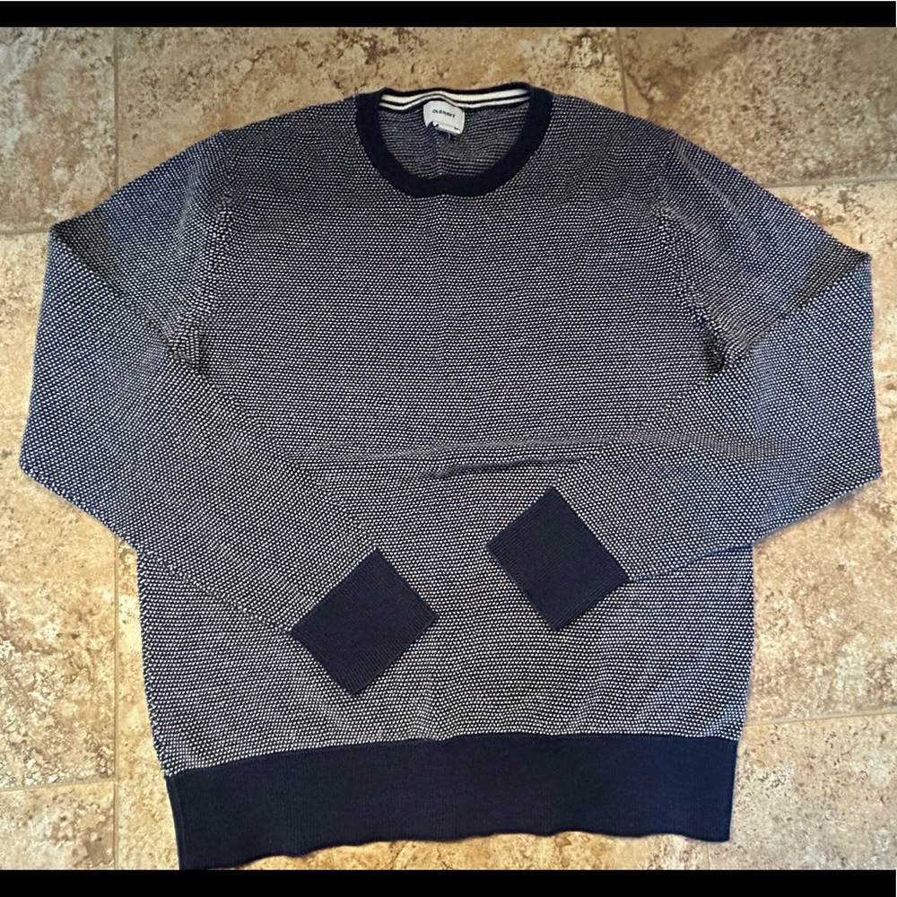 Old Navy Blue Dotted Sweater